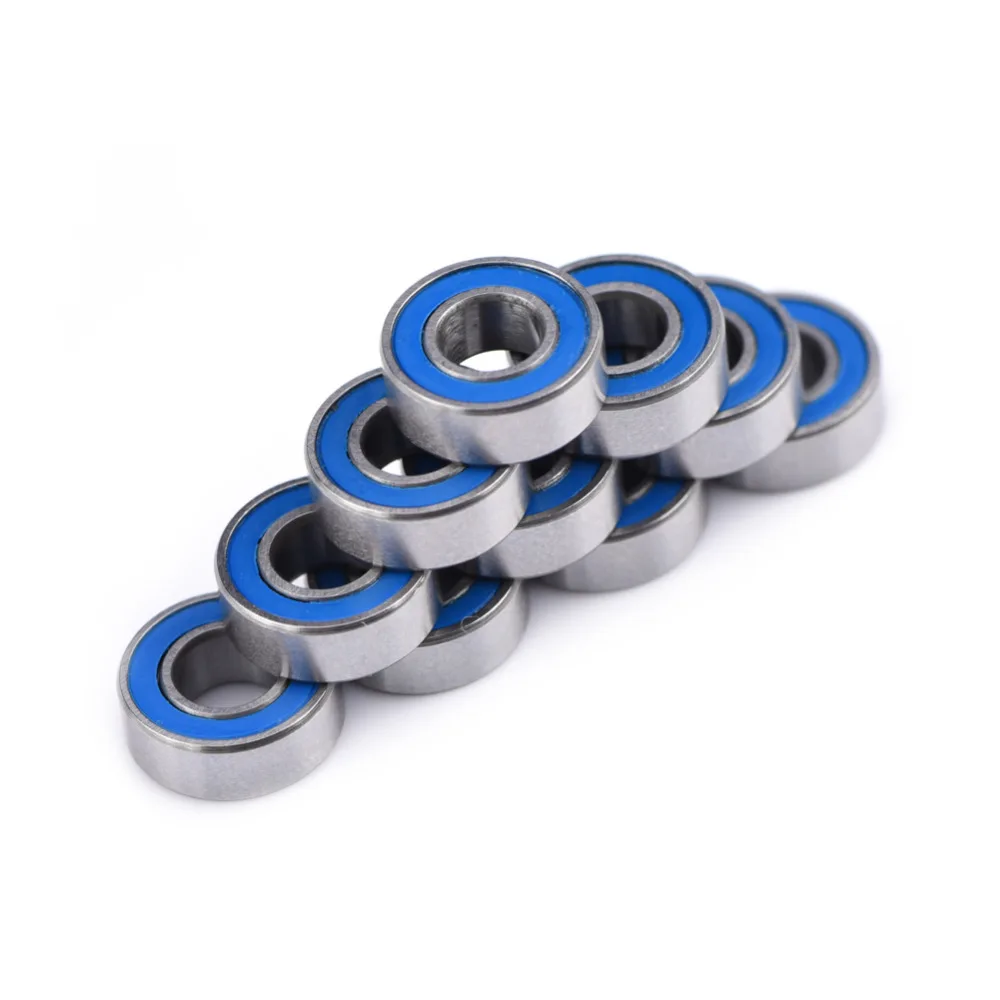 MR115-2RS Ball Bearing 5x11x4mm Miniature Double-shielded Steel Bearing 10Pcs/set