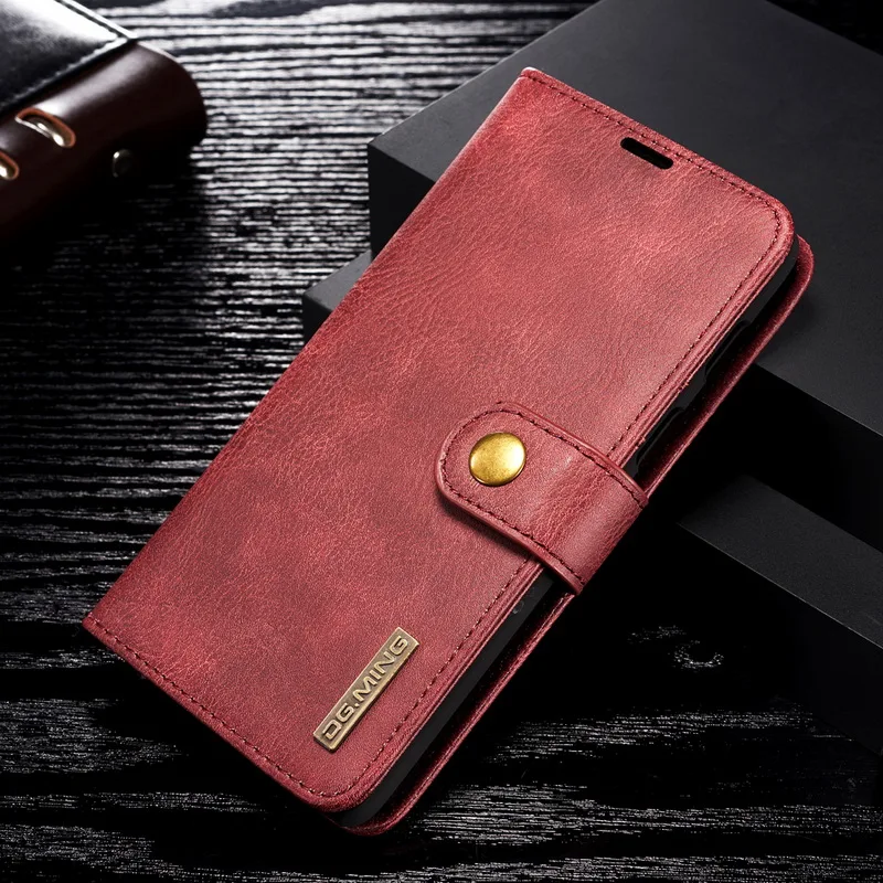

Luxury Flip Wallet Real Leather Magnetic Phone Case For OnePlus 6 Card Slot Holder Stand Cover Fundas for oneplus 6 Purse Shell
