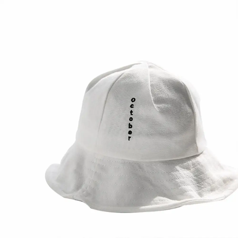 

2019 New Bucket Hats For Women Simple Style Comfortable Cotton Fisherman Hat Sun Protection Summer Hat Beach Panama Caps