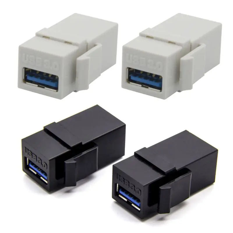2 шт. USB 3 0 A Женский удлинитель Keystone переходник для гнезда миниджек адаптер
