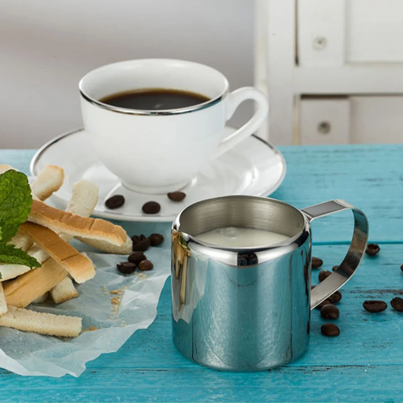 1pc Stainless Steel Milk Cup Jug 5oz