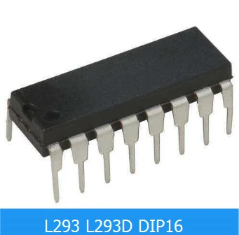 

1PCS L293 L293D IC Motor Driver Drive Chip PAR PusH Pull 4 Four Channel Module DIP DIP16