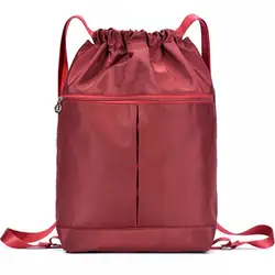 Для женщин рюкзак для девочек Drawstring Bookbag сумка Школьный рюкзак для девочки-подростка Повседневное дамы Оксфорд рюкзаки, спортивные сумки