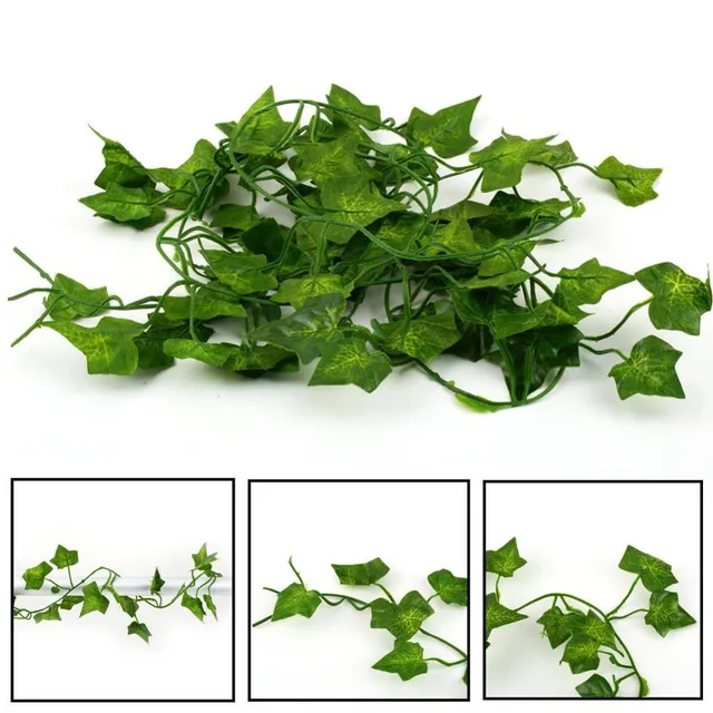 2m Long Green Silk Artificial Vine Rattan Decorative Fake Artificial