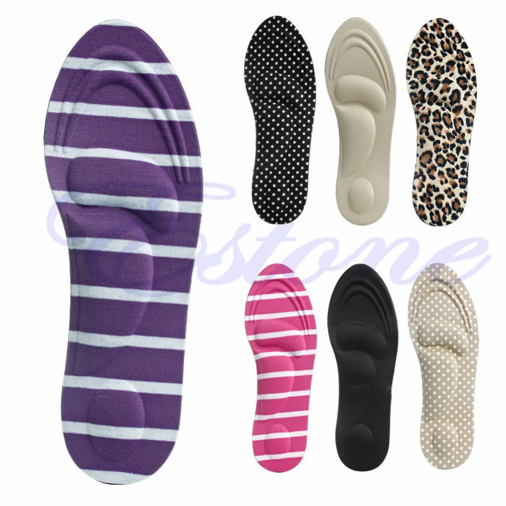 

2pcs 3D Sponge Soft Insole Comfort High Heel Shoe Pad Pain Relief Insert Cushion Protecting Feet 24.5cm
