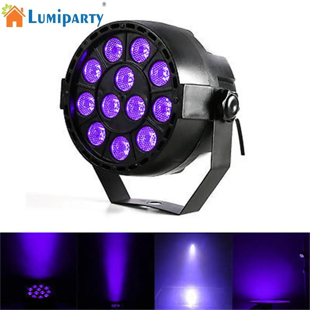 

36W LED Stage Light Effect Ultraviolet Color Flat Par DMX512 DJ Disco Lamp KTV Bar Party Backlight Beam Projector Spotlight