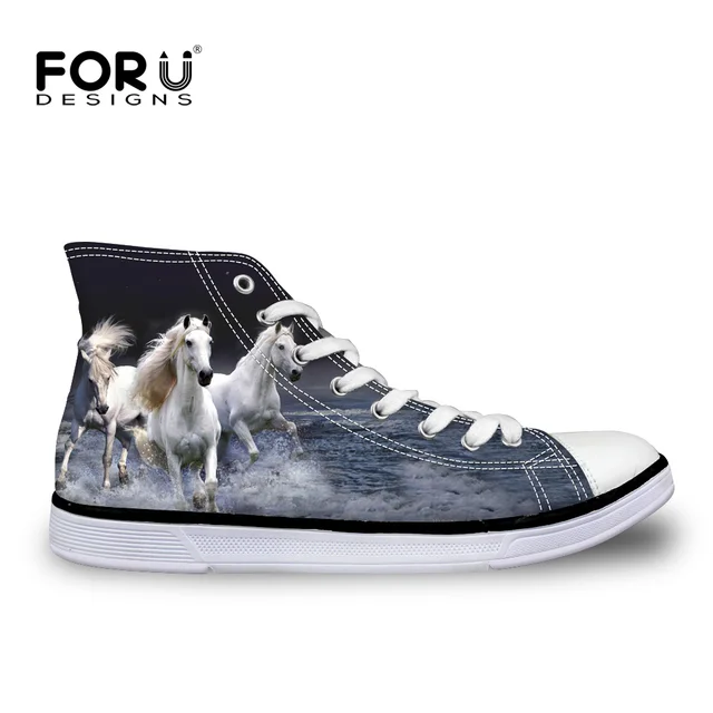 womens Skateboarding Shoes Canvas animal horse Sport Sneaker womens Skateboarding Shoes Canvas animal horse Sport Sneaker