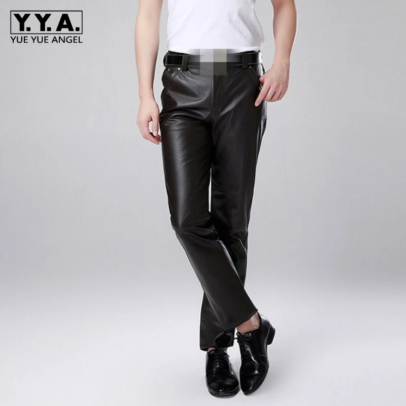 genuine leather trousers