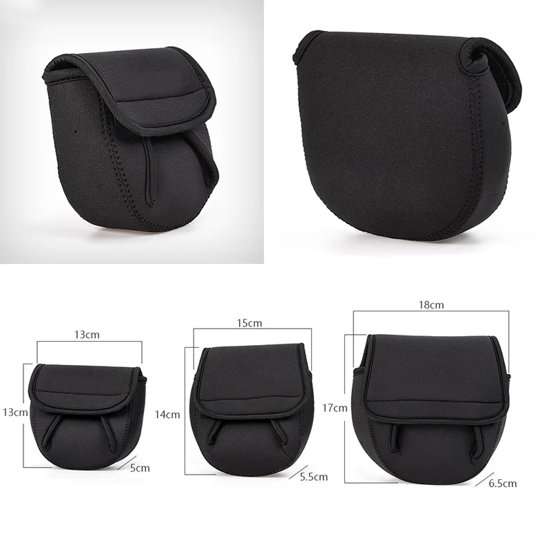 Fishing Bag Reel Protective Baitcasting Trolling Spinning Fishing Reel Cover  Pouch Sleeve Reel Case for Pesca
