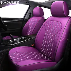 KADULEE индивидуальные автомобильные чехлы для сидений для Mitsubishi Pajero Outlander ASX Grandis Lancer галантное затенение крест Чехлы для автомобильных