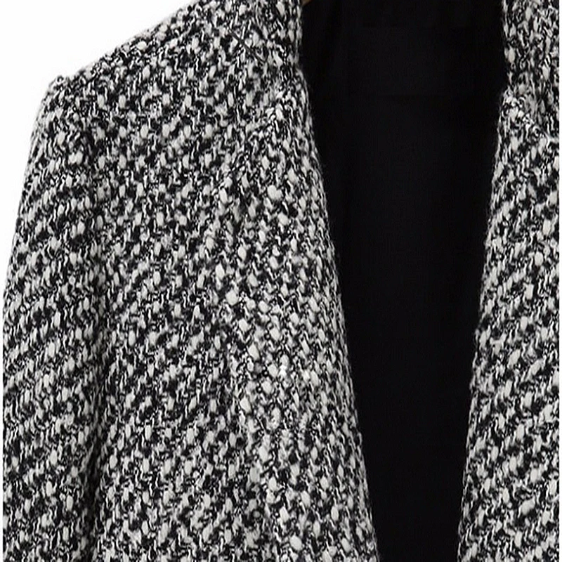 Новые модные шерстяные женские базовые пальто средней длины женская зимняя куртка женская шерстяная Верхняя одежда Casaco Feminino