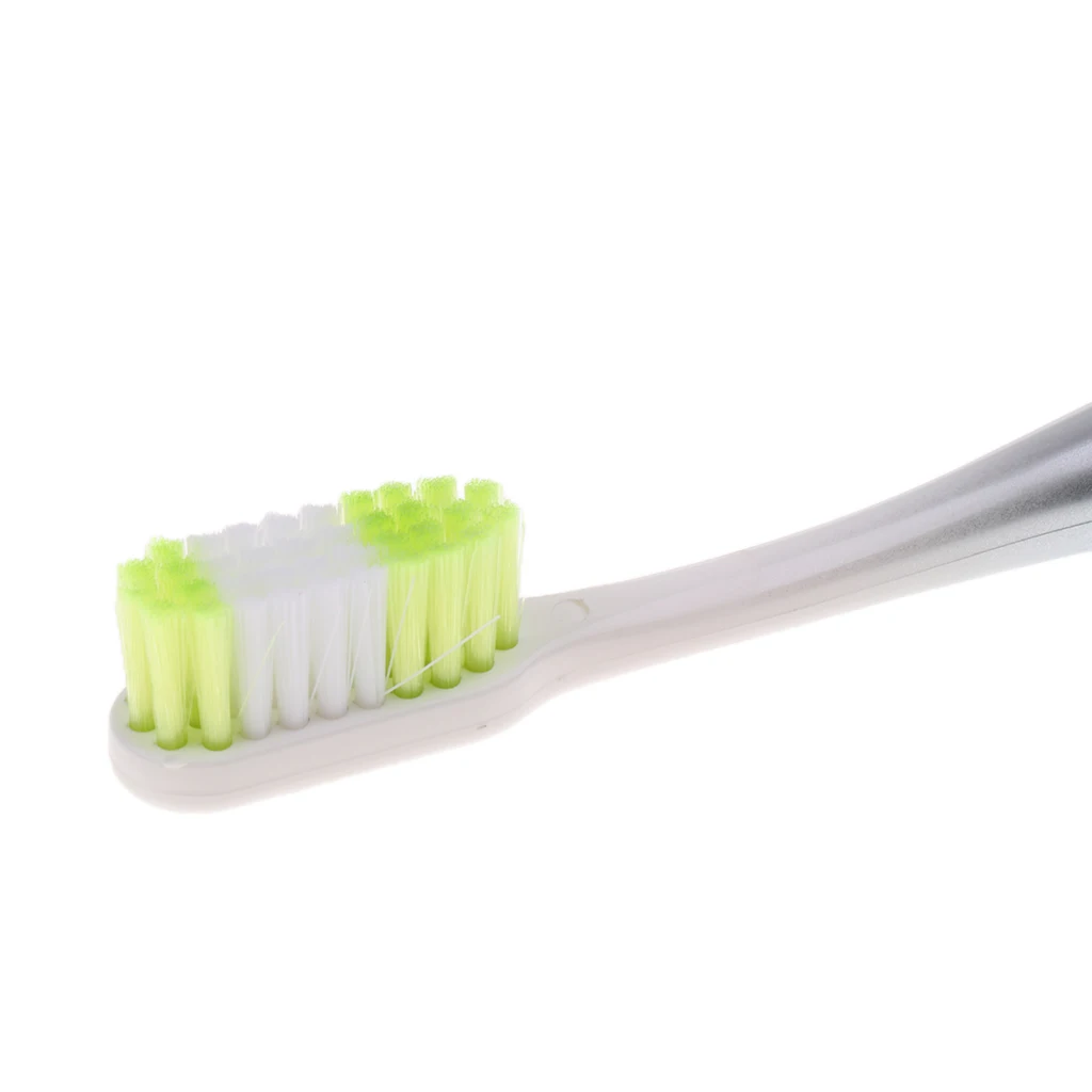 12 X Unisex Toothbrush Double Colorful Hard Bristles Tooth Brush For Travel Hotel