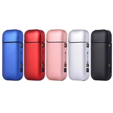 Capa colorida de superfície fosca, para iqos para iqos 2.4 plus e acessórios de cigarro, capa protetora completa