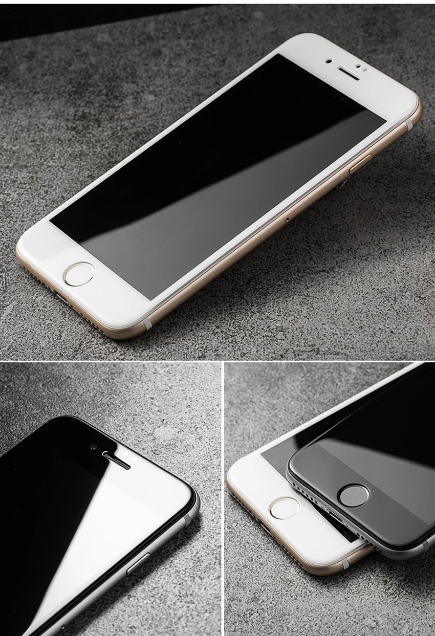 4D полноэкранная цветная Защитная пленка с изогнутыми краями для iPhone 6 6s 7 plus 8 11 Pro XR