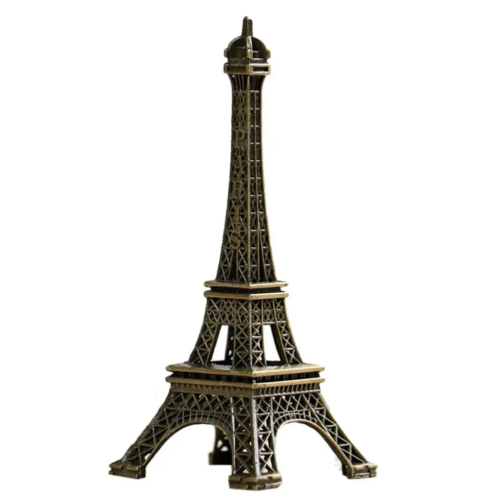 22 см металлическая художественная Статуэтка Эйфелева башня в стиле Парижа Статуэтка из цинкового сплава сувениры для путешествий креативные подарки
