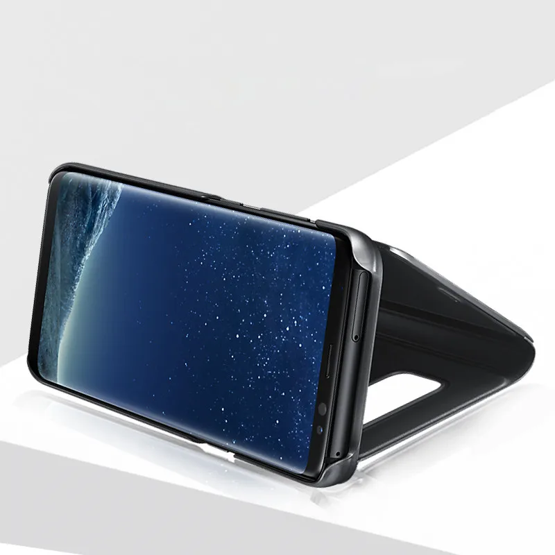 Для Samsung Galaxy S6 edge S7 Edge S8 S8Plus S9 S9plus Оригинальный Роскошный прозрачный зеркальный