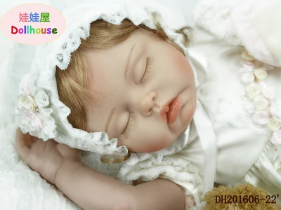 22 &quotкуклы Reborn baby reborn мягкие силиконовые куклы для девочек лучшие детские игрушки
