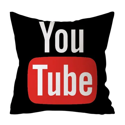 BLRISUP полиэстеровый Чехол на подушку с логотипом Facebook/YouTube, наволочка для домашнего декора 45*45, Чехол на подушку - Цвет: 3
