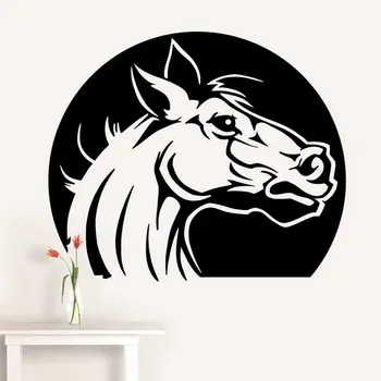 

Glamour House Animal Pattern Wall Decal Vinyl Stickers Stallion Livingroom Modern Design Decor Wild Creature For Kid Room SYY502