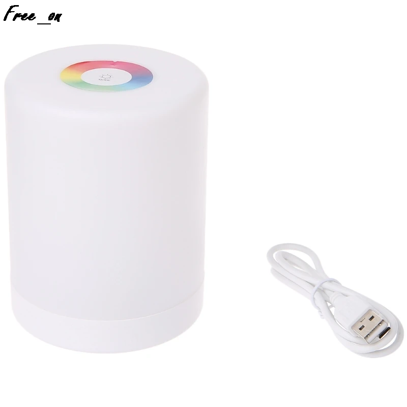 

LED Touch Control Night Light Induction Dimmer Smart Bedside Lamp Dimmable RGB