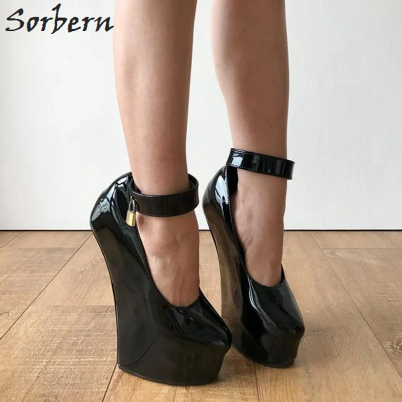 Tobillo Mujeres Sorbern De Plataforma 2019 Talones Tacón En Alto custom Nuevo Las Color Zapato El Correa Plataformas Hebillas Mujeres Zapatos Señoras Sexy Black qqrpFt