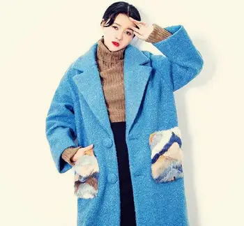 

4style Thickened loop knit wool coat dress fabric,Textile hollandais ankara strip african fabric tissu patches tecido A054