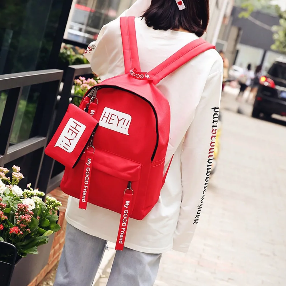 OCARDIAN, простой стильный рюкзак, женские кожаные рюкзаки для девочек-подростков, школьные сумки, модные винтажные однотонные черные сумки, Молодежные 9451