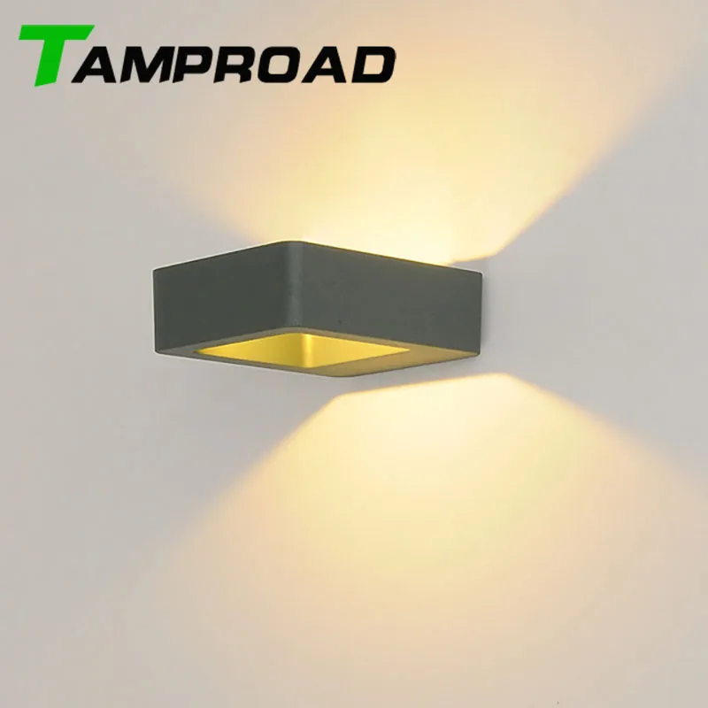

TAMPROAD Modern 8W LED Wall Sconce Lighting Spotlight Outdoor Lights Lamp for Theater Studio Store Home Porch Bedroom Bathroom