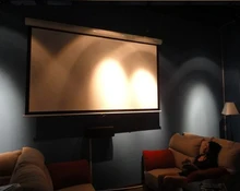Free shipping! 84 inches 4:3 Manual self-locking Projection Screen pantalla proyeccion for HD projector Pull Down Movie Screen