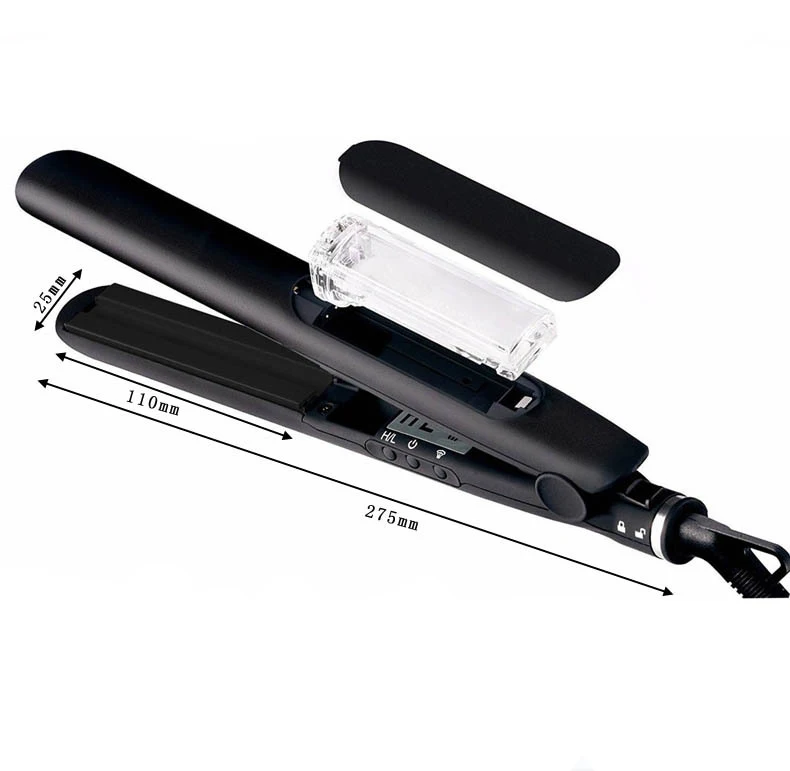 

Professional Ceramic Vapor Steam Hair Straightener Flat Iron Fast Heating Iron
