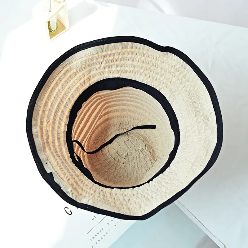 Женская Рыбацкая шляпа летняя ткань Корейская складывающаяся шляпа от солнца для путешествий на открытом воздухе повседневная шапочка для бассейна женские пляжные шапки шапка поп