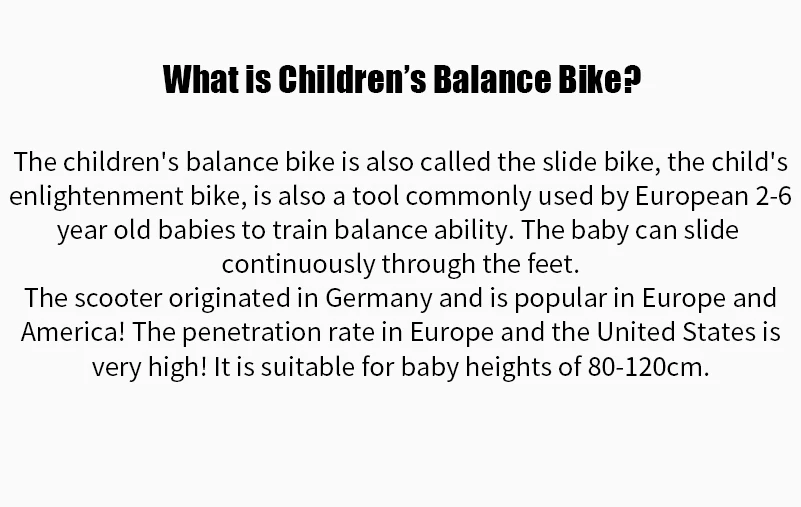 HTB1znFKaoLrK1Rjy0Fjq6zYXFXaR WEST BIKING Baby Balance Walker 2-4 Years Kids Scooter Two Wheel Balance Bike No Foot Pedal Children Bicycle Portable Baby Walk