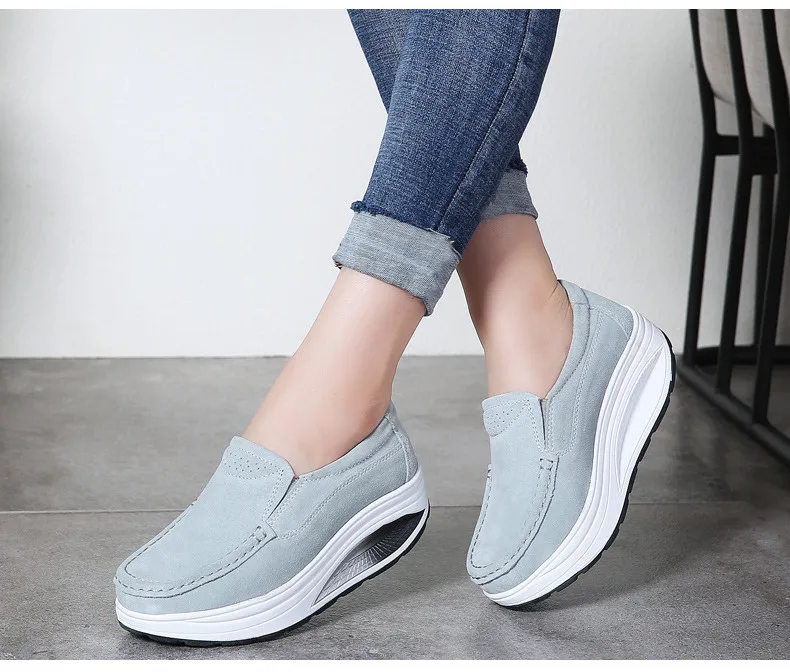 Dobeyping Nova Primavera Outono Shoes Deslizamento Em