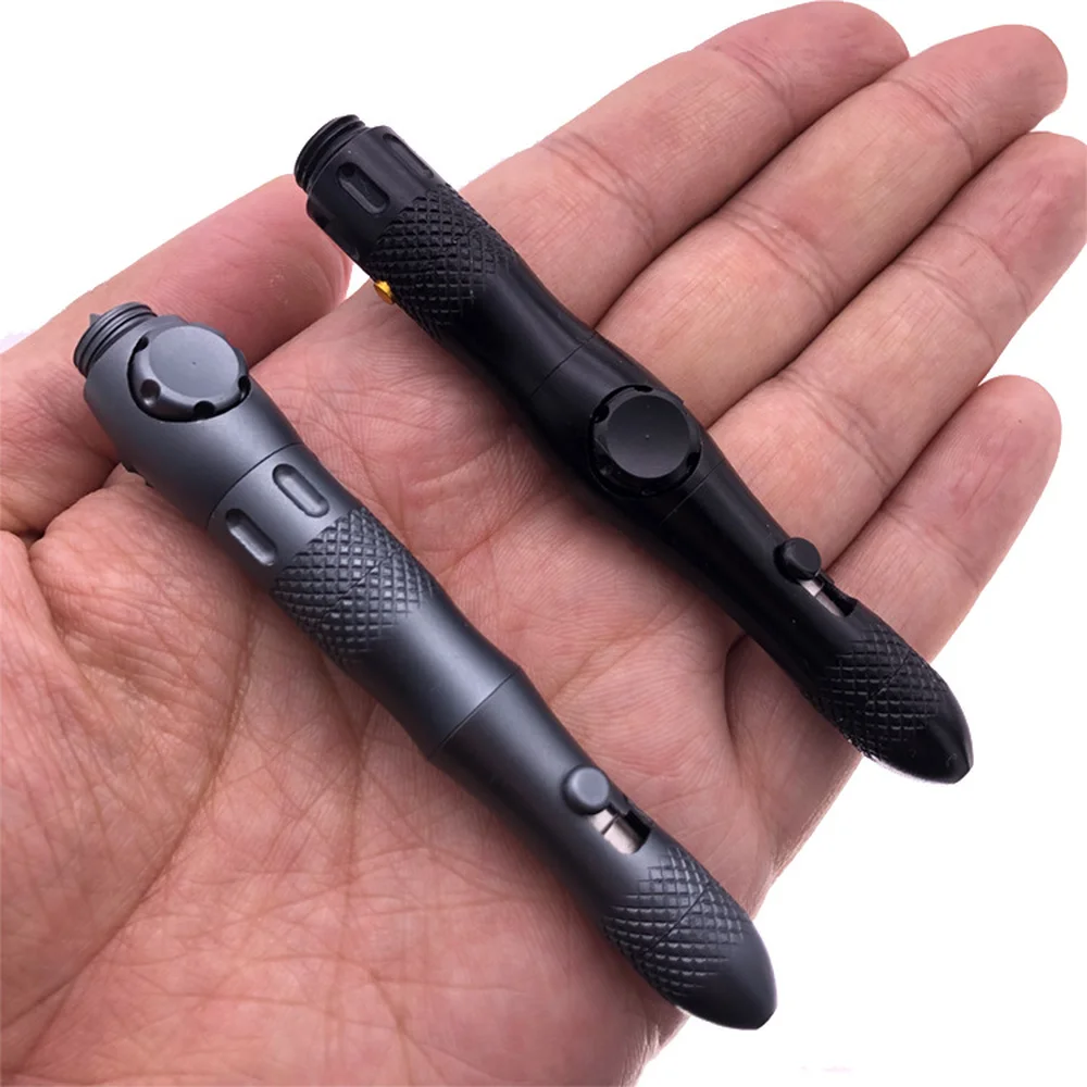 

Tactical Pen Self Defense Weapon Military & Police Grade Survival Tools multi-function + Ink Cartridges &3 Batteries Gift Boxed