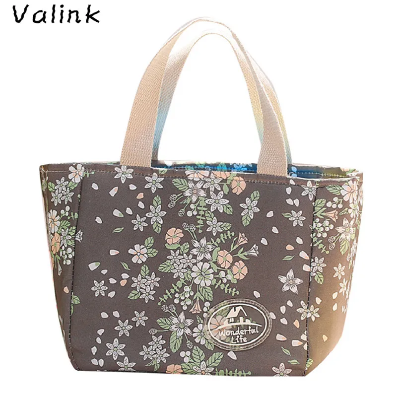 Valink New Portable Canvas Lunch Bag Insulated Thermal Cooler Lunch Box Picnic Case Food Storage Bag for Women Bolsa Termica Valink New Portable Canvas Lunch Bag Insulated Thermal Cooler Lunch Box Picnic Case Food Storage Bag for Women Bolsa Termica
