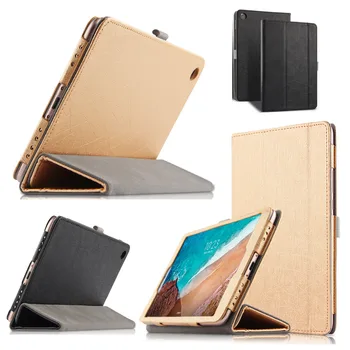 

Slim Silk Stand PU Leather Magnet Smart Auto Sleep/Wake Cover Funda Case For Xiaomi MiPad 4 Plus Mi Pad4 Plus 10.1" + Film + Pen