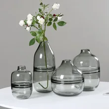 Европейские ретро Хрустальные стеклянные вазы украшения креативное украшение дома художественная стеклянная бутылка ваза для цветов настольные ремесла свадебные подарки