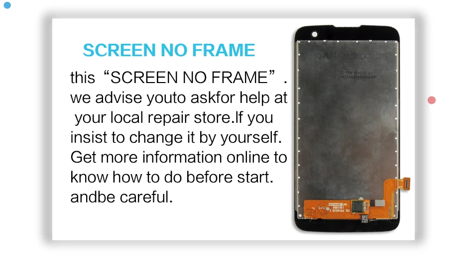 Протестированный 4," Черный для LG K4 LTE K120AR K120E K120 ЖК-дисплей кодирующий преобразователь сенсорного экрана в сборе