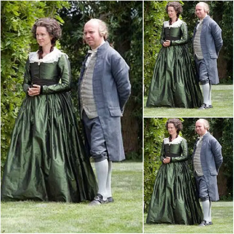 

2016 customer made Green Vintage Costumes Victorian Dress 1860s Civil War Southern Belle Gown Dress Lolita dresses US4-36 C-258