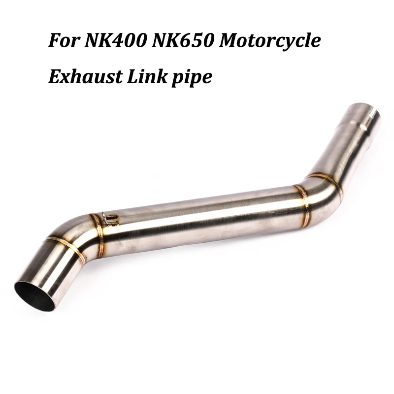 Слипоны для CFMOTO NK400 NK650 51 мм мотоцикл глушитель модифицированный Escape среднего соединения из нержавеющей стали