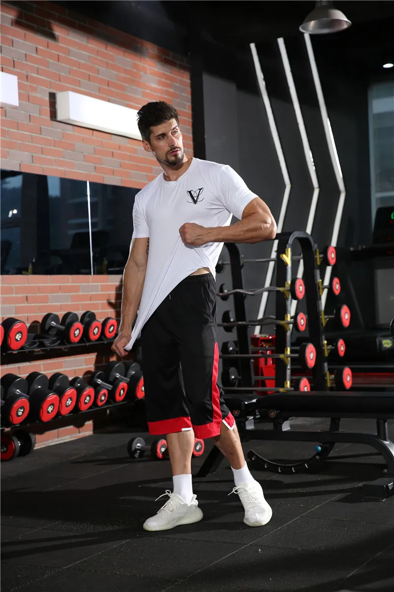 ZFIT мужские новые спортивные беговые шорты быстросохнущие короткие брюки для бодибилдинга мужские для спортзала для игры в баскетбол теннис Фитнес тренировочные шорты мужские