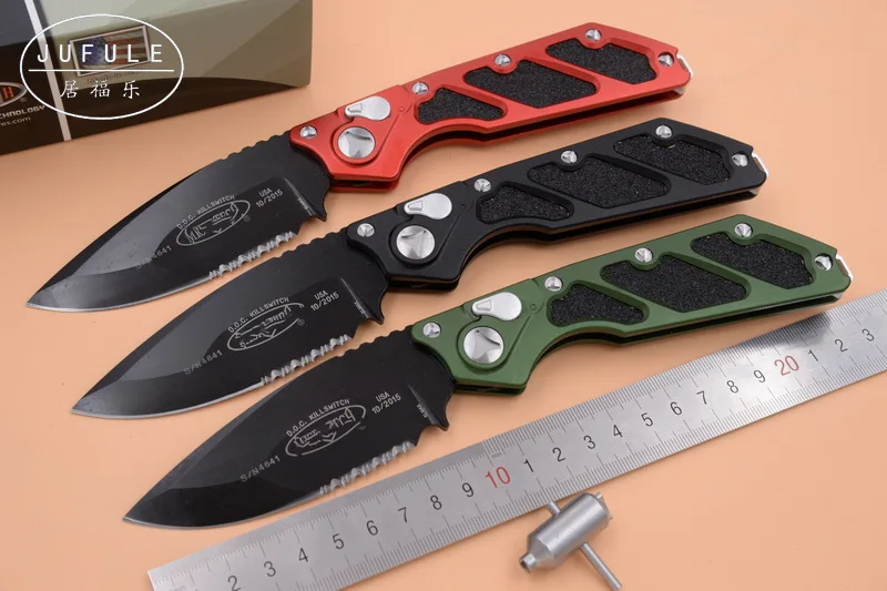 

JUFULE 2018 D2 Mark Elmax blade Aluminum handle outdoor tactical camp hunt EDC tool folding dinner kitchen knife