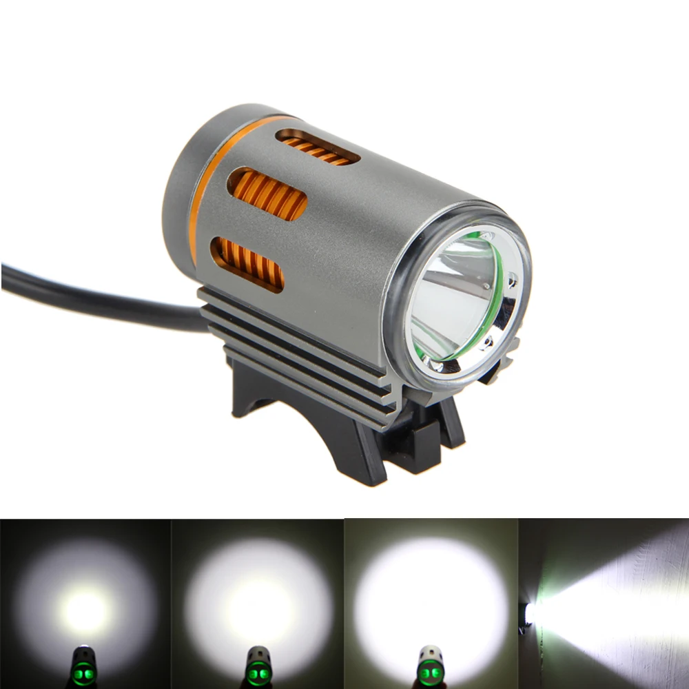 

Aluminium 2000Lm Bike Lamp XM-L2 LED Front Bicycle Light Cycling Torch+6400mAh Battery Pack+Charger