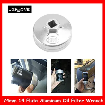

74mm 14 Flute Aluminum Oil Filter Removing Tool Wrench Socket Remover for BMW AUDI Benz Bora Golf FIAT Santana Passat Car Parts