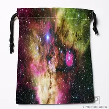 Пользовательские Звезды Красочные фоновые Сумки на шнурке Печать Путешествия хранения мини мешок плавать Пешие прогулки игрушка мешок размер 18x22 см#0412-11-102