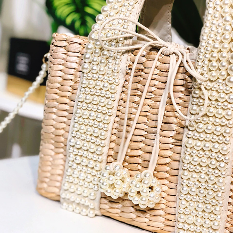 Beach Bag with Pearl (11)