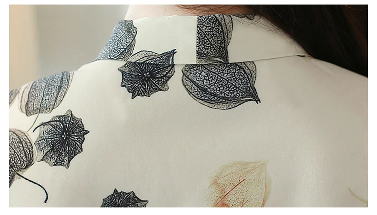 2018 New arrived women blouse OL style bow tie shirt in autumn fashion stand collar women top long sleeved slim fit blusa1059 40