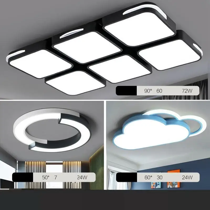 For Plafon Lustre Industrial Decor Home Lighting Led Luminaria Teto Plafonnier Lampara De Techo Living Room Light Ceiling Lamp - Цвет корпуса: Version W