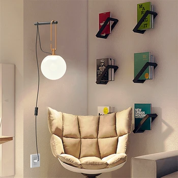 

Modern Acrylic Shade LED Wall Lights Bedroom Bedside Lighting Decor LED LOFT Wall Lamp Aisle Corridor Staircase Kitchen Fixtures