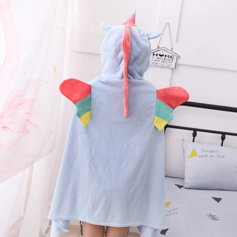 New 165CM Pink Color Style Unicorn Plush Toy Blanket Cloak Children's Toys Halloween Party Props Girl Gifts Home Decoration New 165CM Pink Color Style Unicorn Plush Toy Blanket Cloak Children's Toys Halloween Party Props Girl Gifts Home Decoration